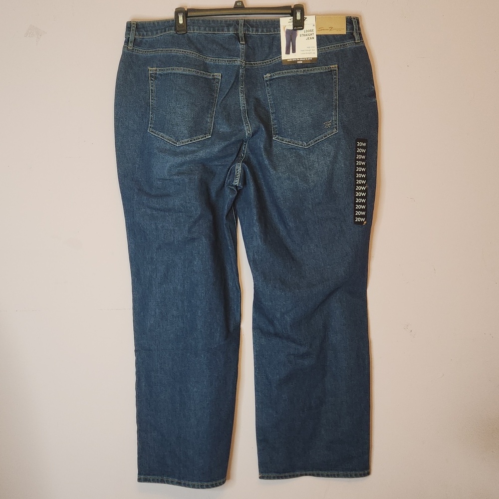 SEVEN7 Loose Straight Blue Jean High Rise, size 20W - Picture 2 of 13